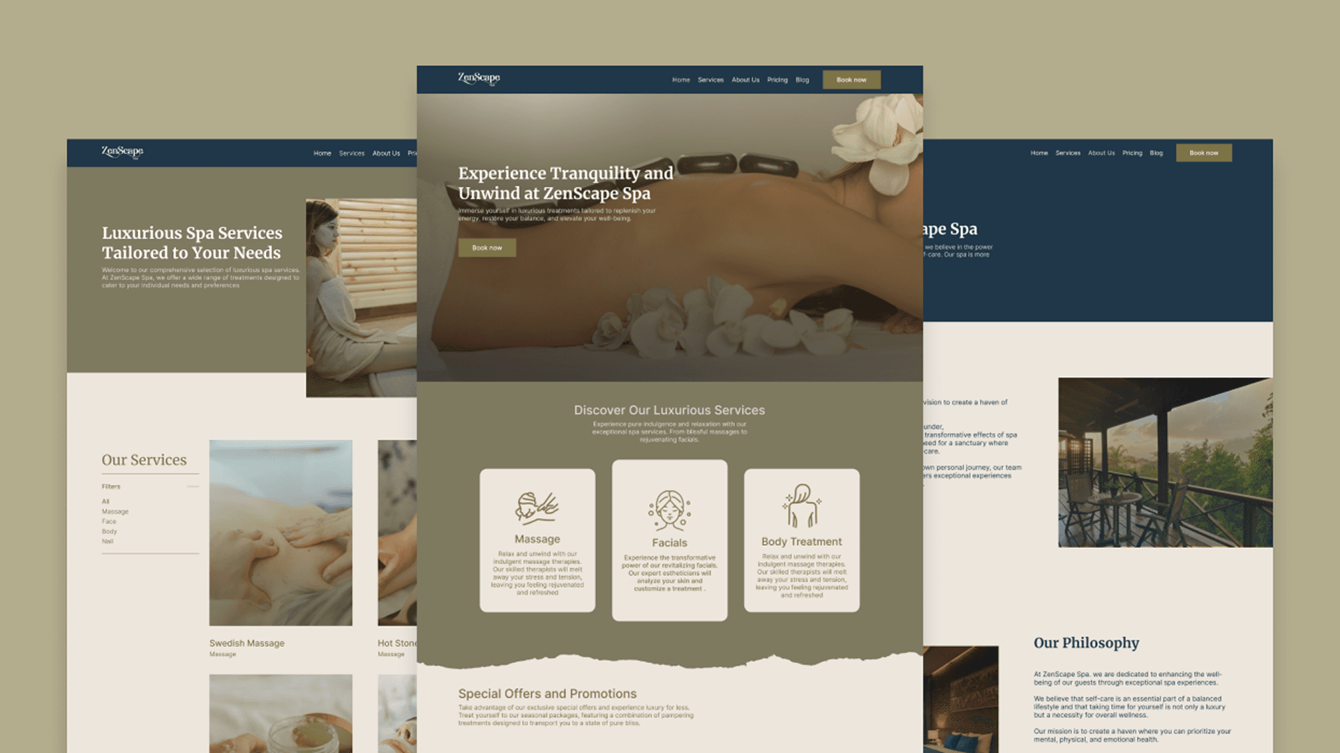 Spa Website